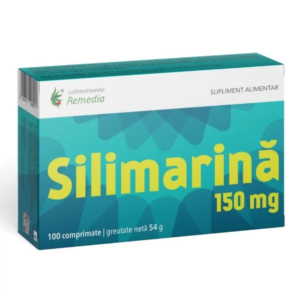 Silimarina 150 mg, 100 comprimate, Laboratoarele Remedia