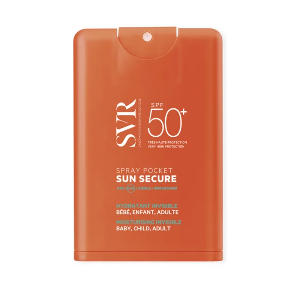 Spray de buzunar cu SPF 50+ Sun Secure, 20ml, SVR