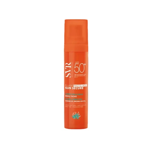 Crema cu textura fluida SPF 50+, Sun Secure Photo Age SPF 50+, 40ml, SVR