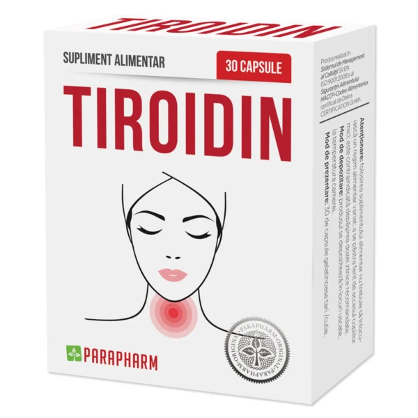 Tiroidin , 30 capsule, Parapharm