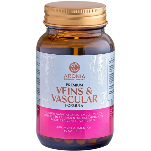 Veins & Vascular Formula Premium, 60 capsule, Aronia Charlottenburg