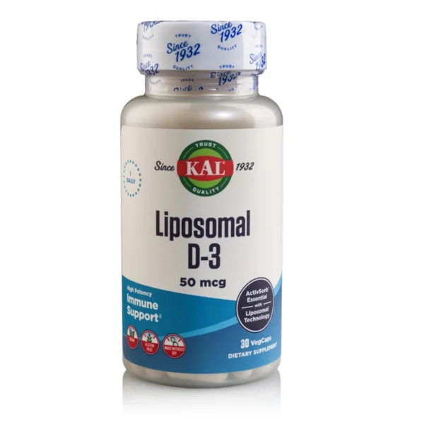 Vitamina D3 Liposomal Kal, 30 capsule, Secom