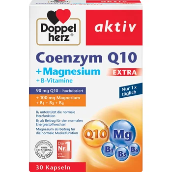 Coenzyma Q10 Extra 75mg + Magneziu+B1+B5+B6, 30 capsule, Doppelherz