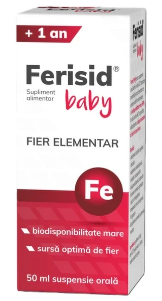 Ferisid baby 1an+ suspensie orala, 50ml, Zdrovit