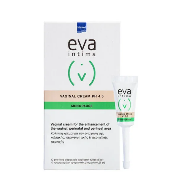 Crema vaginala Eva Intima Meno Control, 10 aplicatoare, Intermed