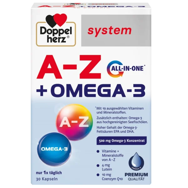 A-Z Omega 3 System, 30 capsule, Doppelherz