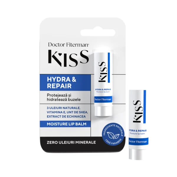 Balsam de buze Hydra & Repair Kiss, 4,5g, Fiterman Pharma