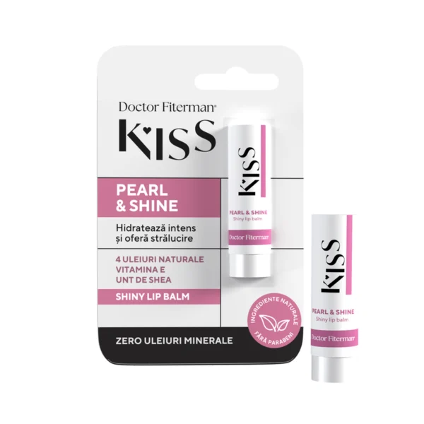 Balsam de buze Pearl & Shine Kiss, 4,5g, Fiterman Pharma