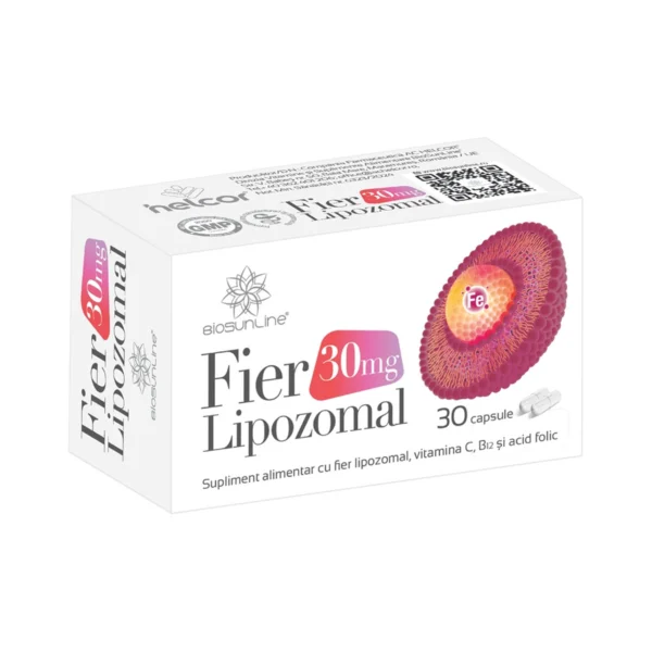 Fier Lipozomal 30mg, 30 capsule, Helcor