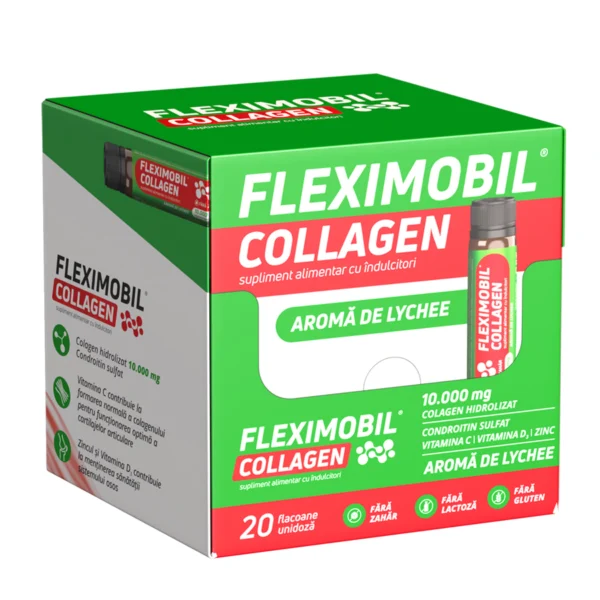 Fleximobil Collagen, 20 flacoane unidoza x 25ml, Fiterman Pharma
