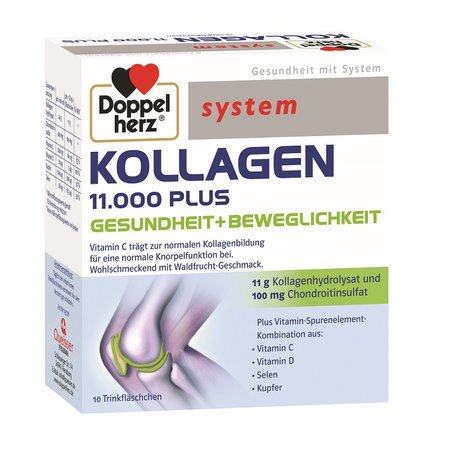 Kollagen 11000 Plus, 10 flacoane, Doppelherz