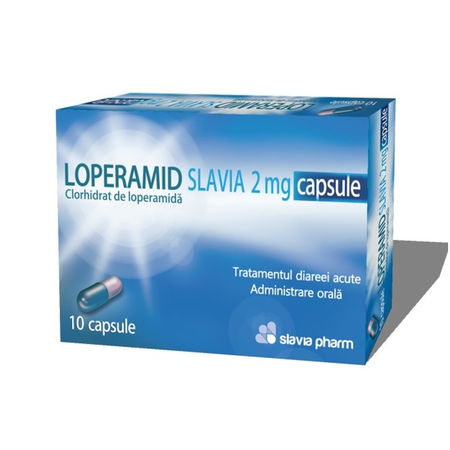 Loperamid Slavia 2mg, 10 capsule, Slavia Pharm