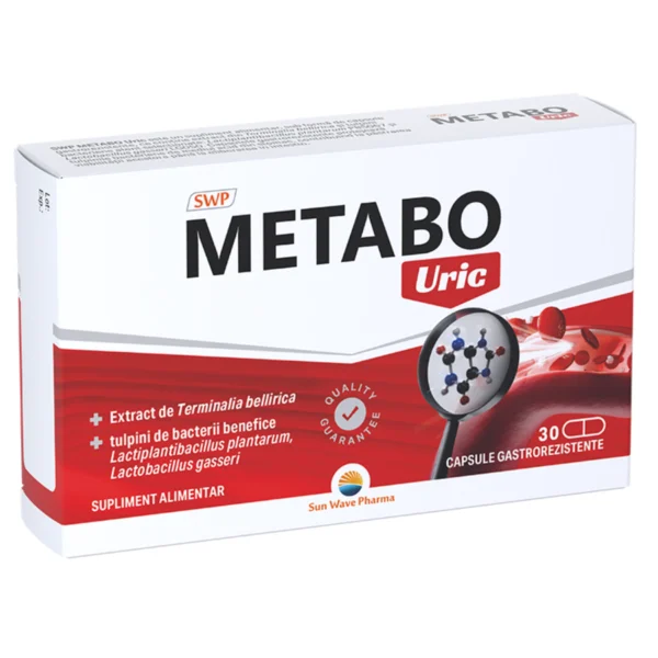 Metabo Uric, 30 capsule gastrorezistente, Sunwave