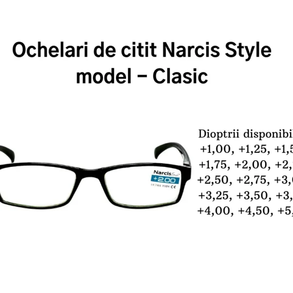 Ochelari de citit +4, Narcis