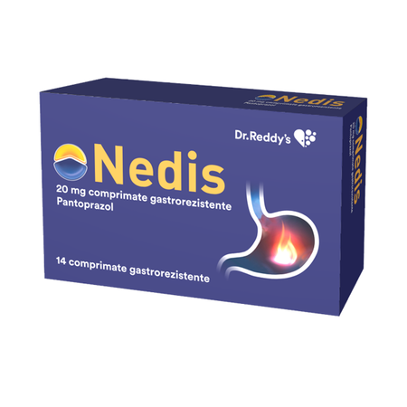 Nedis 20mg, 14 comprimate gastrorezistente, Dr Reddy`s