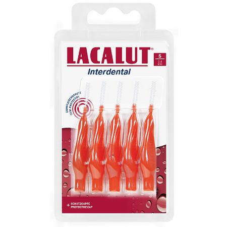 Periute interdentare Lacalut S 2,4mm,5 bucati, Theiss Naturwaren