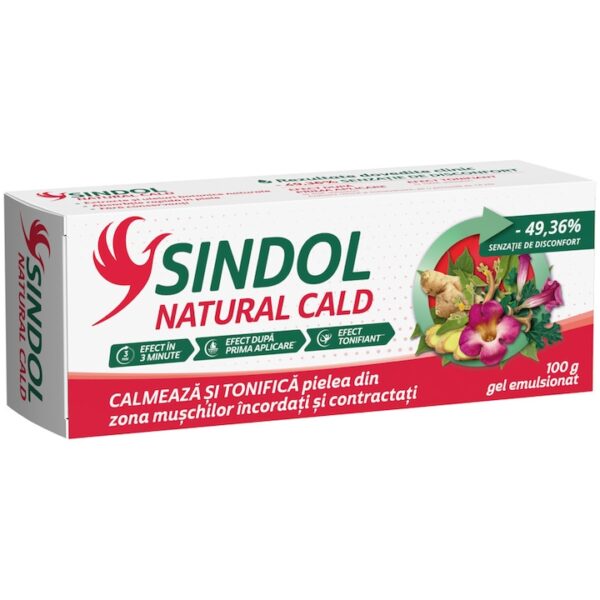 Gel emulsionant Sindol Natural Cald, 100g, Fiterman Pharma