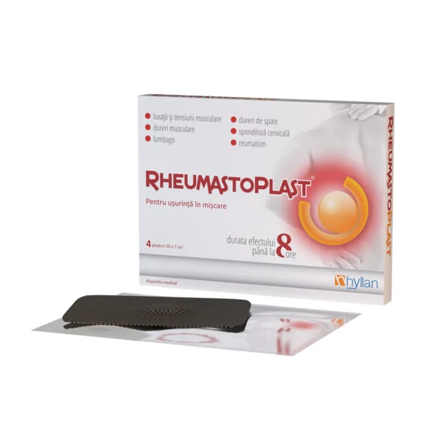 Plasturi RheumastoPlast, 10 x 7cm, 4 bucati, Hyllan