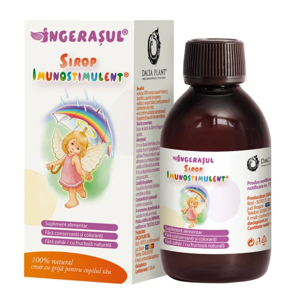 Sirop Imunostimulent Ingerasul, 200ml, Dacia Plant