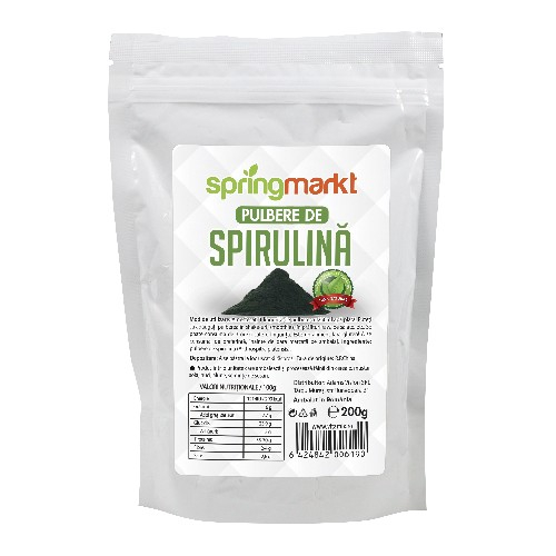 Spirulina pulbere 200g, Spring Markt