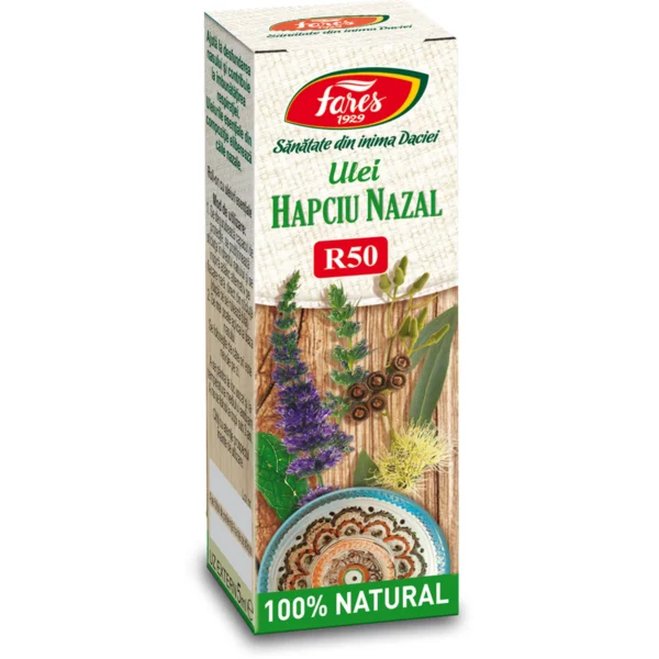 Ulei decongestionant nazal Hapciu nazal, R50, 5ml, Fares
