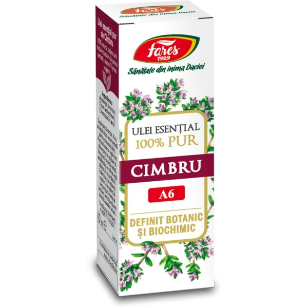 Ulei esential de Cimbru A6, 10ml, Fares