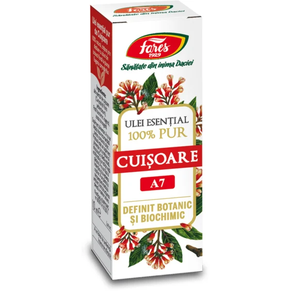 Ulei esential de Cuisoare A7, 10ml, Fares