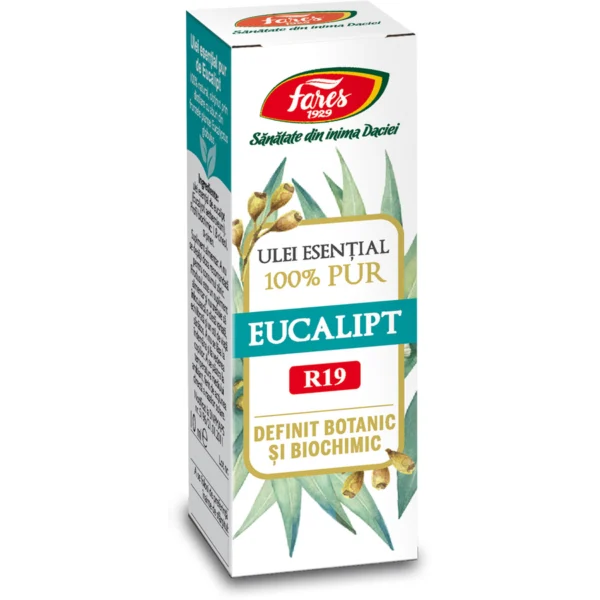 Ulei esential de Eucalipt R19, 10ml, Fares