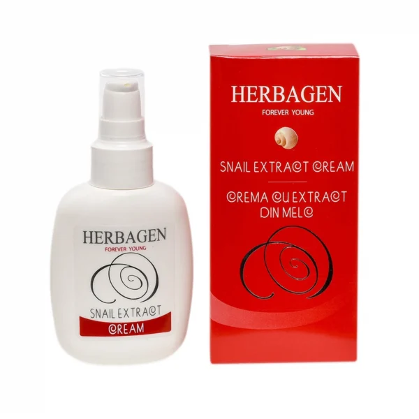 Crema cu extract din melc, 100ml, Herbagen