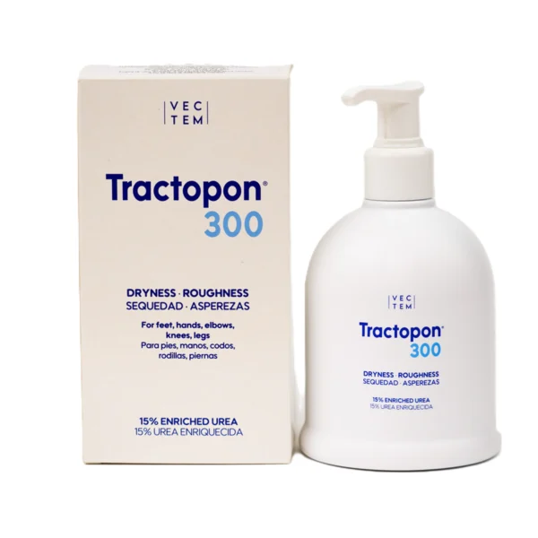 Crema hidratanta Tractopon 300 dermoactiva cu uree 15%, 300ml, Vectem