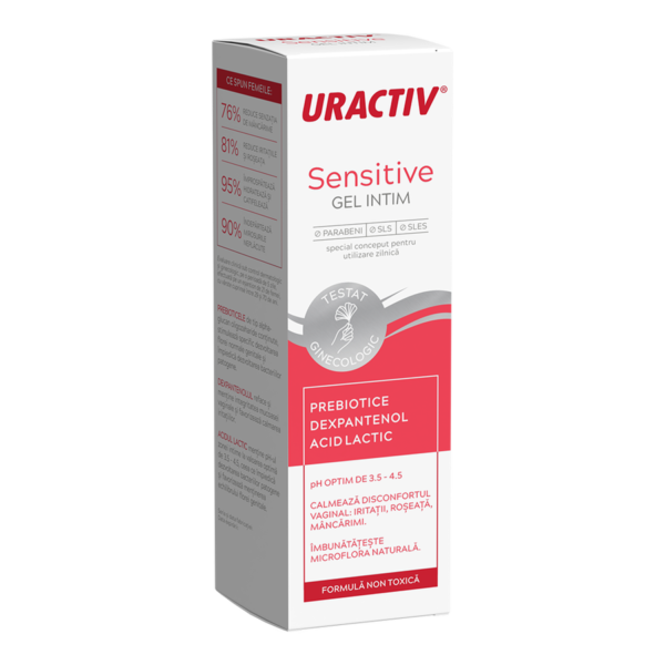 Gel intim Uractiv Sensitive, 200ml, Terapia