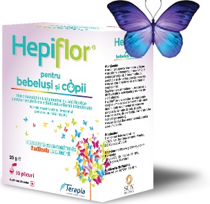 Hepiflor pentru bebelusi si copii, 10 plicuri, Terapia