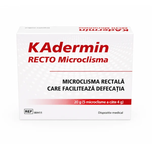KAdermin Recto Microclisme, 5 mciroclisme x 4g, Mba Pharma