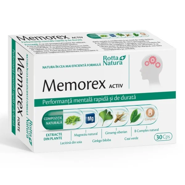 Memorex activ, 30 capsule, Rotta Natura