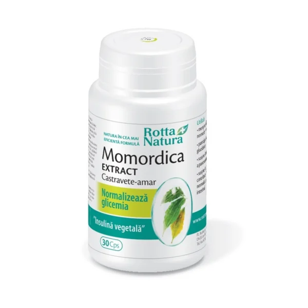 Momordica extract castravete amar, 30 capsule, Rotta Natura