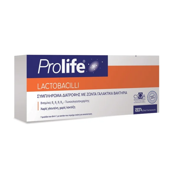 Prolife Lactobacili, 7 flacoane buvabile x 8ml, Zeta Pharmaceutici