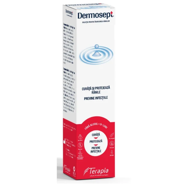 Solutie pentru ingrijirea ranilor Dermosept, 150ml, Terapia