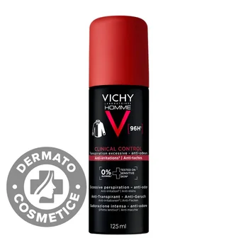 Spray antiperspirant impotriva mirosurilor neplacute 96h pentru barbati Clinical Control, 125ml, Vichy