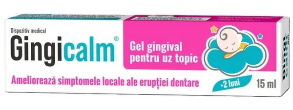 Gel gingival pentru uz topic Gingicalm 2 luni + ,15ml, Zdrovit