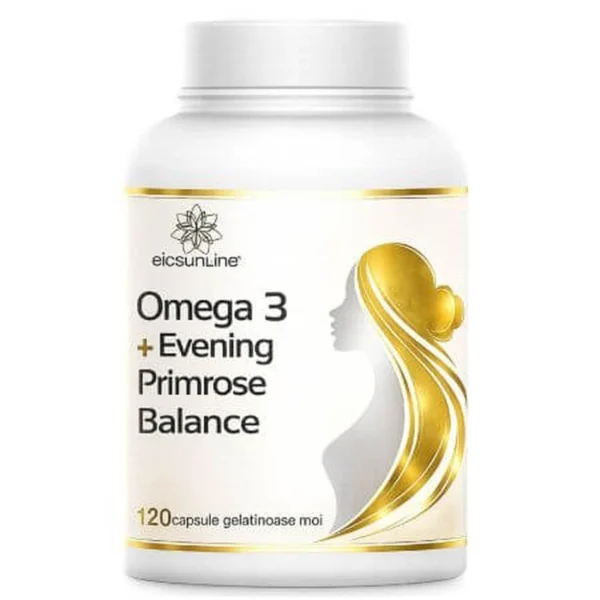 Omega 3 + Evening Primerose Balance, 120 capsule moi, Helcor