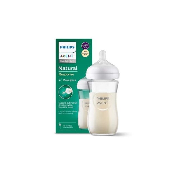 Biberon Natural response 1Luna+ 240ml (sticla) SCY933/01, Phillips Avent