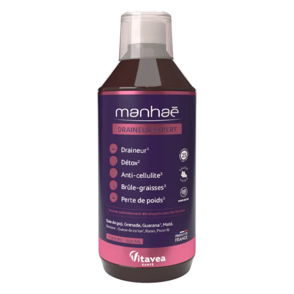 Bautura cu aroma de coacaz negru Draineur Expert 500ml, Manhae