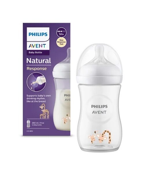 Biberon Natural response 1 luna+, 260ml (girafa)  SCY903/66, Phillips Avent