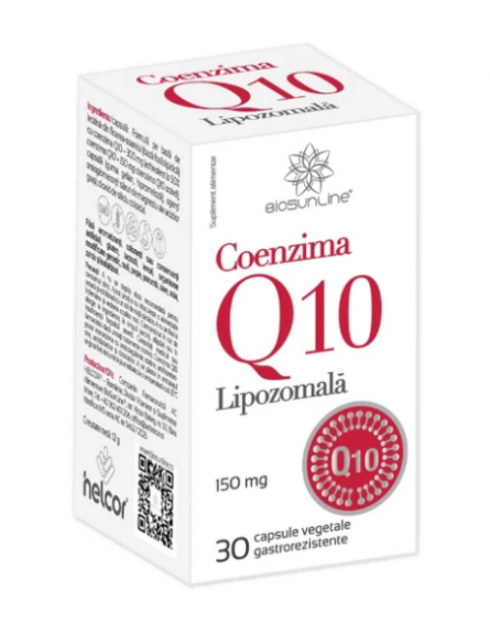 Coenzyma Q10 Lipozomala 150mg, 30 capsule, Helcor