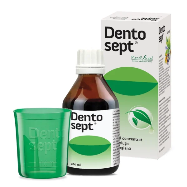 Dentosept, 0,91g/ml, concentrat pentru solutie bucofaringiana, 100ml, PlantExtrakt