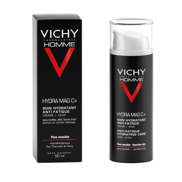 Crema hidratanta cu efect anti-oboseala pentru fata si zona ochilor Hydra Mag C, 50ml, Vichy