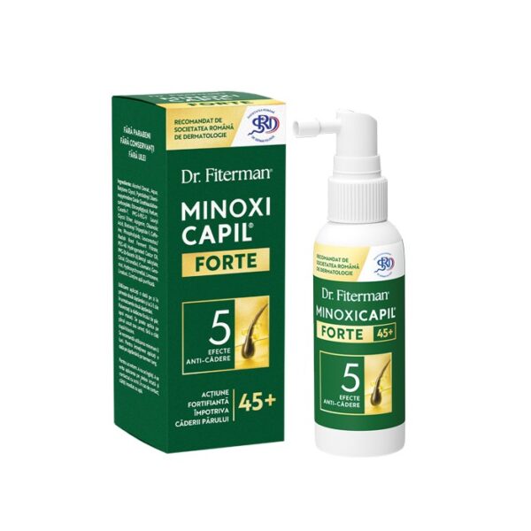 Spray pentru regenerarea si fortificarea firului de par Minoxicapil Forte, 60ml, Fiterman Pharma