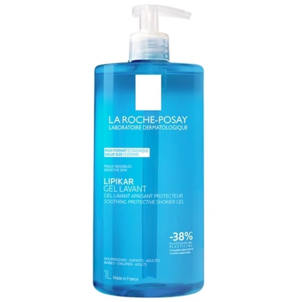 Gel de curatare calmant pentru  piele sensibila sau uscata Lipikar, 1000 ml, La Roche Posay