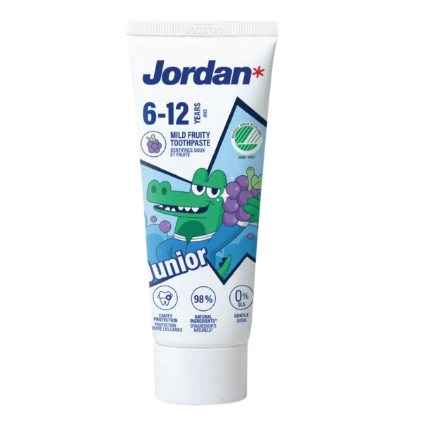 Pasta de dinti pentru copii 6 - 12 ani design 1, 50ml,  Jordan
