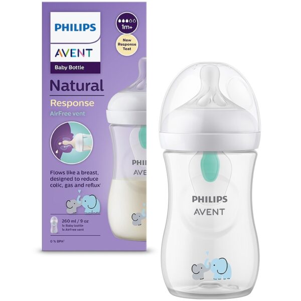Biberon Natural response 1Luna+ , 260ml  SCY673/81, Phillips Avent